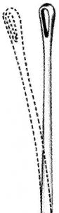Medline Sims Uterine Curettes - Sims Recamier Sharp Uterine Curette, Flexible, 11 mm, Fig 4 - MDS7071511