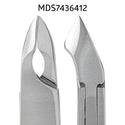 Medline Tissue and Cuticle Nail Nippers - 5-5/8" (14.3 cm) Double Spring Tissue and Cuticle Nail Nippers with Convex Jaw - MDS7436412