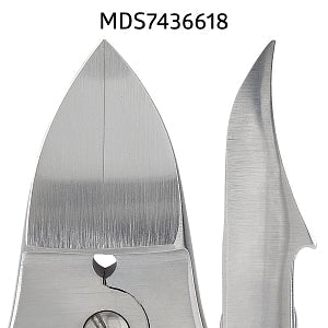 Medline Konig Double Action Myotic Nail Nippers with Barrel Spring - 6" (15.2 cm) Konig Concave Double Action Barrel Spring Myotic Nail Nipper - MDS7436618