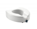 Medline Elevated Locking Toilet Seat - Elevated Locking Toilet Seat, Without Arms - MDS80314