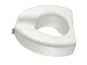 Medline Elevated Locking Toilet Seat - Elevated Locking Toilet Seat, Without Arms - MDS80314