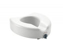 Medline Elevated Locking Toilet Seat - Elevated Locking Toilet Seat, Without Arms - MDS80314