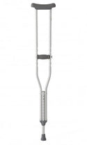 Medline Steel Push-Button Crutches - Steel Crutches with 350 lb. Capacity, Youth - MDS80536S