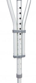 Medline Quick-Fit Aluminum Crutches - Quick-Fit Crutches, 4'7"-6'7" - MDS80540