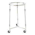 Medline Round Stainless Steel Hamper - Round Stainless Steel Hamper - MDS80574SS