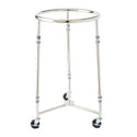 Medline Round Stainless Steel Hamper - Round Stainless Steel Hamper - MDS80574SS