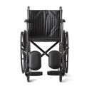 Medline K2 Basic Vinyl Wheelchairs - K2 Basic Wheelchair with 18"W Seat, and Elevated Leg Rests - MDS806200EV