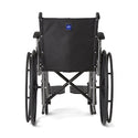 Medline K1 Basic Wheelchairs - K1 Basic Wheelchair with Desk-Length Arms and Swing-Away Footrests, 300 lb. Weight Capacity, 18" Width - MDS806250EE