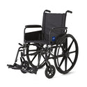 Medline K4 Lightweight Wheelchairs - K4 Lightweight Wheelchair with Full-Length Arms and Swing-Away Footrests, 300 lb. Weight Capacity, 18" Width - MDS806500FLA