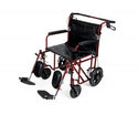 Medline Freedom Plus Lightweight Bariatric Transport Chairs - 22"W Freedom Plus Lightweight Bariatric Transport Chair - MDS808200BAR