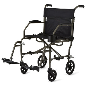 Medline Ultralight Transport Chairs - Ultralight Transport Chair, Silver - MDS808200F3S