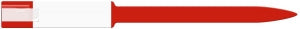 Medline Tamper Resistant Self Adhesive Wideface ID Bands - Tamper-Resistant Self-Adhesive Wide-Face ID Band, Adult / Pediatric, Imprintable, Soft Vinyl, Red - MDS8124M