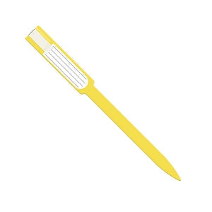 Medline Tamper Resistant Self-Adhesive Closure ID Bands - Tamper-Resistant Self-Adhesive Adult / Pediatric Closure ID Band with Soft Vinyl Insert, Clear Yellow - MDS8146M