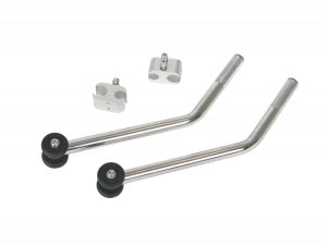 Medline Wheelchair Rear Anti-Tip Devices - Rear Anti-Tip Device for Shuttle Extra-Wide Wheelchair - MDS85189SH