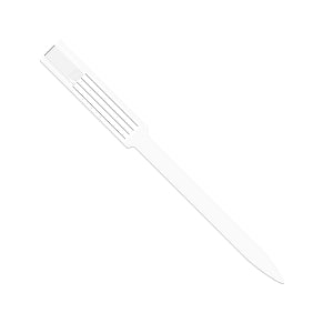 Medline Tamper Resistant Self-Adhesive Closure ID Bands - Tamper-Resistant Self-Adhesive Adult / Pediatric Closure ID Band with Vinyl Insert, White - MDS8541M