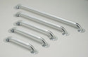 Medline Chrome Grab Bars - Knurled Chrome Grab Bar, 18" - MDS86018CHR