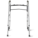 Medline Two-Button Folding Walkers with 5" Wheels - 2-Button Folding Walker with 5" Wheels - MDS86410W54