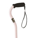 Medline Offset Handle Fashion Canes - Offset Cane, Pink with Army Logo, Army Stars - MDS86420AP
