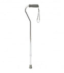Medline Offset Handle Fashion Canes - Offset Cane, Chrome, Aluminum - MDS86420CHRW
