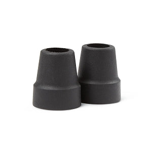 Medline Quad Cane Tips - Black Replacement Cane Tips, 5/8" - MDS86425W