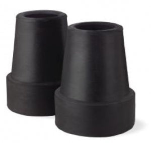 Medline Cane Replacement Tips - Black Replacement Cane Tips, 7/8", for Standard Cane - MDS86428W