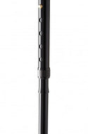Medline Folding T-Handle Canes - Aluminum Folding T-Handle Cane, Black - MDS86430W