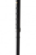 Medline Folding T-Handle Canes - Aluminum Folding T-Handle Cane, Black - MDS86430W