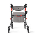 Medline Empower Rollator - Empower Rollator with Microban-Treated Touch Points and Seat, Black - MDS86845BK