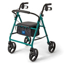 Medline Basic Steel Rollators - Basic Steel Rollator with 8" Wheels, Green - MDS86850EGS8