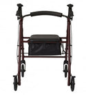 Medline Basic Rollators - Basic Rollator with 6" Wheels, Burgundy, Junior - MDS86850EJR