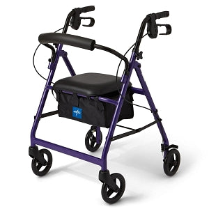 Medline Basic Rollators - Basic Rollator with 6" Wheels, Purple - MDS86850EP