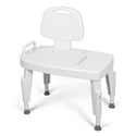Medline Composite Transfer Benches - Composite Transfer Bench with Back and Arms - MDS86960R