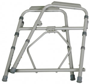 Medline Folding Steel Commode - Folding Steel Bedside Commode - MDS89664FR