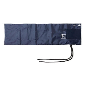 Medline Double-Tube PVC Inflation Bags & Nylon Range Finder Cuffs - PVC Sphygmomanometer Bladder with 2-Tube Inflation Bag and Nylon Rangefinder Cuffs, Thigh - MDS91424