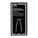 Medline Elite Stainless Steel Stethoscope - Elite Adult Stainless Steel Stethoscope, Black - MDS92260