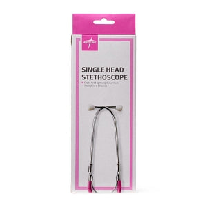 Medline Single-Head Stethoscope - Single-Head Stethoscope, Pink - MDS926109