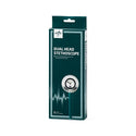 Medline Dual-Head Stethoscopes - Dual-Head Stethoscope, Hunter Green - MDS926207
