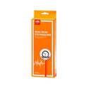 Medline Dual-Head Stethoscopes - Dual-Head Stethoscope, Orange - MDS926210