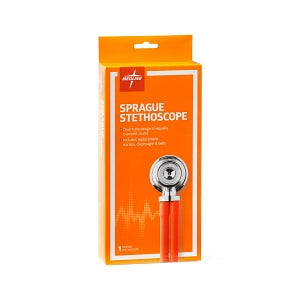 Medline Sprague Rappaport Stethoscopes - Sprague Rappaport Stethoscope, Orange - MDS926312