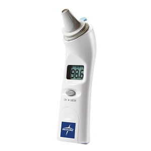 Medline Tympanic Thermometers - Tympanic Ear Thermometer with Easy Probe Release - MDS9700