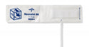 Medline Soft Cloth Single-Tube Neonatal BP Cuffs with Luer Connector - Disposable Soft Cloth Single-Tube Blood Pressure Cuff with Slip Luer, Neonatal #4 - MDS9744