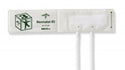 Medline Soft Cloth Double-Tube Neonatal BP Cuffs with Slip Luer Connector - Disposable Double-Tube Blood Pressure Cuff with Luer Connector, Neonatal #3 - MDS9753