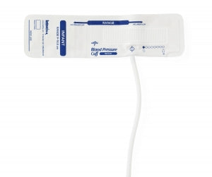 Medline Single-Tube Blood Pressure Cuffs with Screw Connector - Disposable Single-Tube Blood Pressure Cuff with Screw Connector, Infant - MDS9910DM