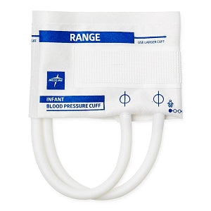 Medline Double Tube Blood Pressure Cuffs with Male Luer Connector - Disposable Double-Tube Blood Pressure Cuff with Male Luer Connector, Infant - MDS9920ML