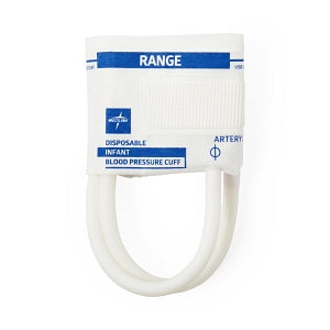 Medline Double-Tube Blood Pressure Cuffs with M / F Marquette Connector - Disposable 2-Tube Blood Pressure Cuff with Male / Female Marquette Connector, Infant - MDS9920MQMF