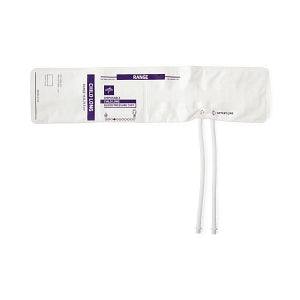 Medline Double-Tube Blood Pressure Cuffs with Screw Connector - Disposable 2-Tube Blood Pressure Cuff with Screw Connector, Child Long - MDS9921DML