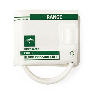 Medline Double-Tube Blood Pressure Cuffs with Screw Connector - Disposable 2-Tube Blood Pressure Cuff with Screw Connector, Child - MDS9921DM