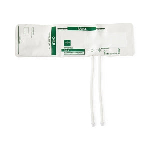 Medline Double-Tube Blood Pressure Cuffs with Screw Connector - Disposable 2-Tube Blood Pressure Cuff with Screw Connector, Child - MDS9921DM