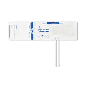 Medline Double-Tube Blood Pressure Cuffs with Screw Connector - Disposable 2-Tube Blood Pressure Cuff with Screw Connector, Adult - MDS9923DM