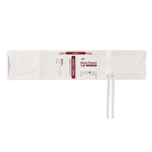 Medline Double Tube Blood Pressure Cuffs with Male Luer Connector - Disposable Double-Tube Blood Pressure Cuff with Male Luer Connector, Adult Long - MDS9923MLL